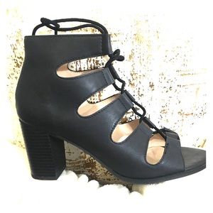 Lulu’s.com Black PU Shoes